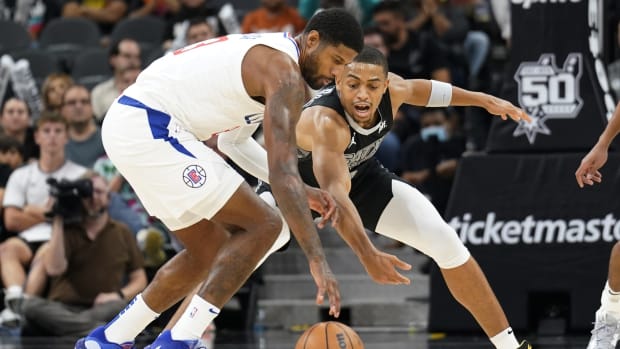 Paul George, LA Clippers, Keldon Johnson, San Antonio Spurs